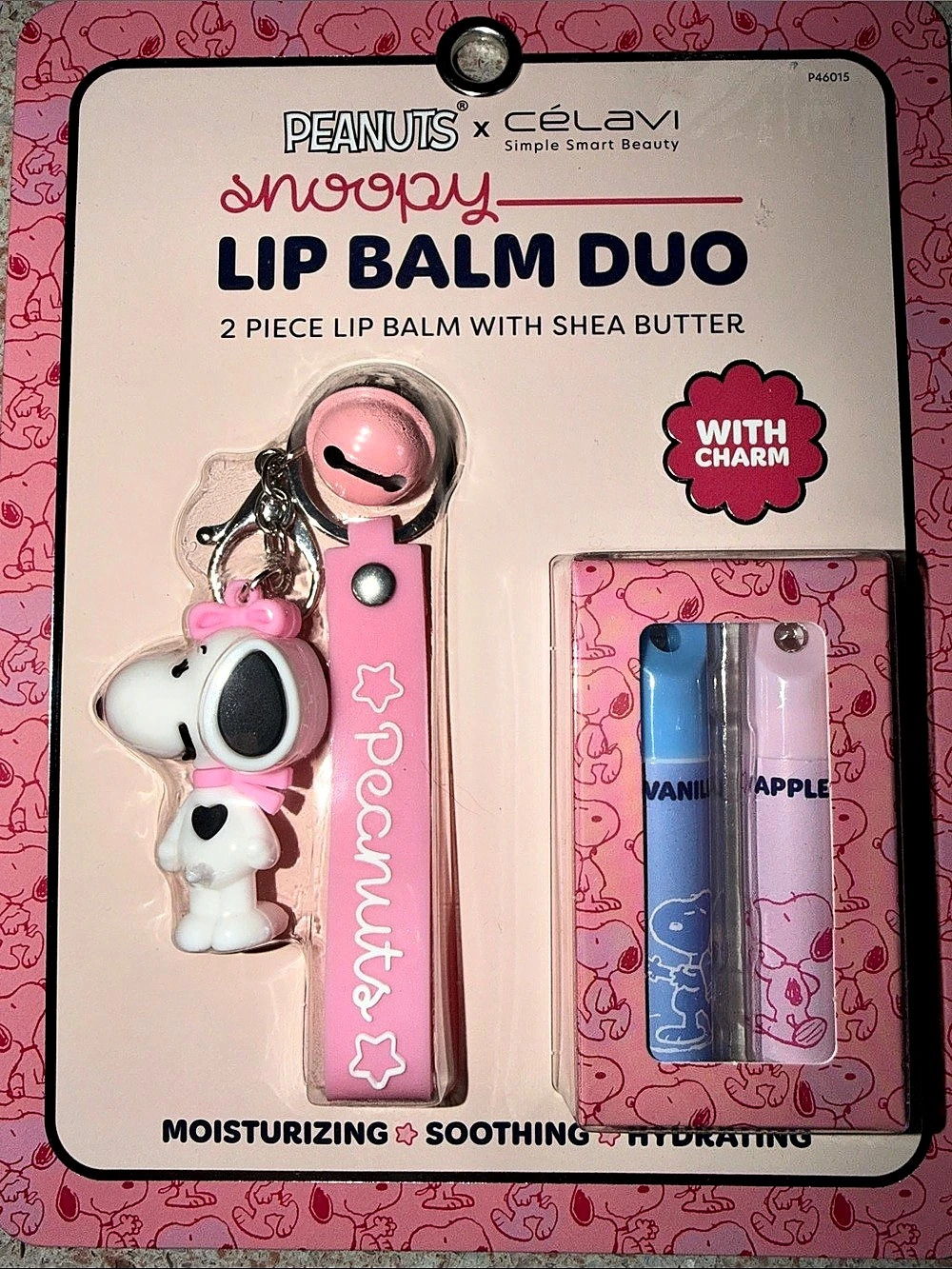 celavi Peanuts x celavi Snoopy Lip Balm Duo Lip Balm Duo Pink & Blue NWT